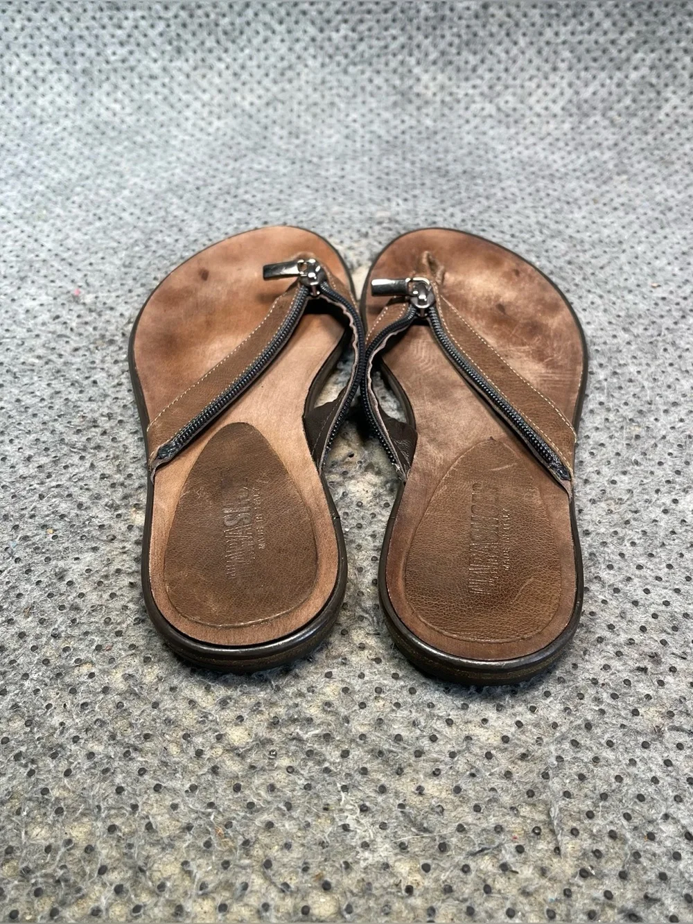 Vero Cuoio Tan Brown Sandals Size 37.5 UK 6.5 US Women’s.
